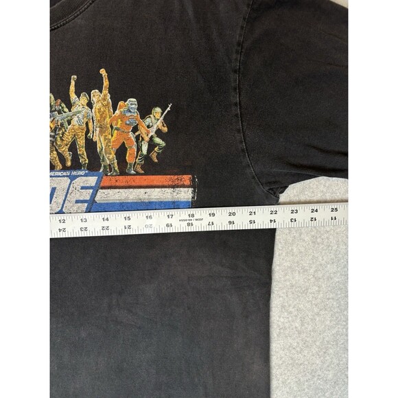Vtg 2000s Y2K GI JOE Officially Licensed Graphic Tee Shirt Black Unisex Sz XL - Picture 8 of 12